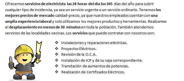 Electricistas Tudela de Duero realizacion de puntos de luz